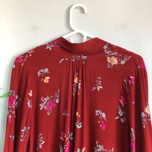 SOLD Free People Tate Floral Tunic NWT in Vintage Combo - Picture 6 of 15